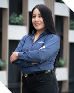 Diana Paola Téllez Guevara, auxiliar de control de tráfico de Kbina